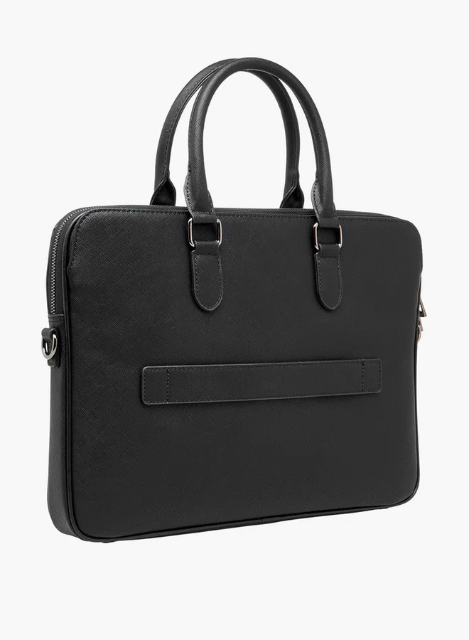 DUCHINI BLACK Men Textured Laptop Bag for Men | Best Price UAE
